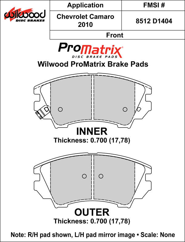 Pad Set, Promatrix, D1404